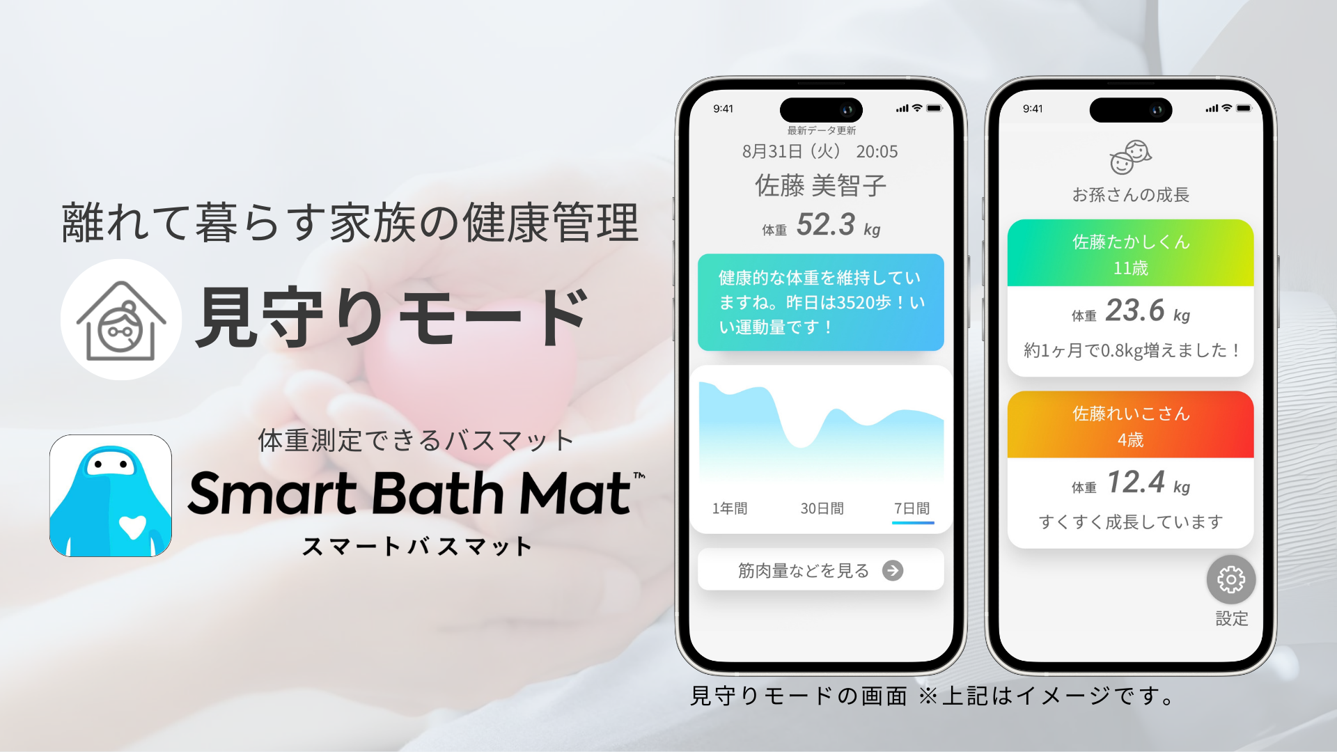 敬老の日」に、遠方から健康を見守る「見守りモード」を追加 – issin公式